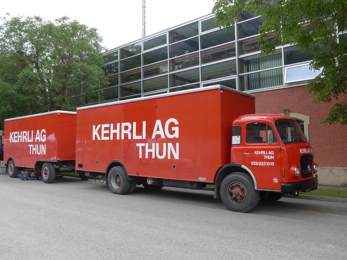 (162'270) - Kehrli, Thun - Nr. 15/BE 620'546 - Saurer am 20. Juni 2015 in Aigle, Saurertreffen