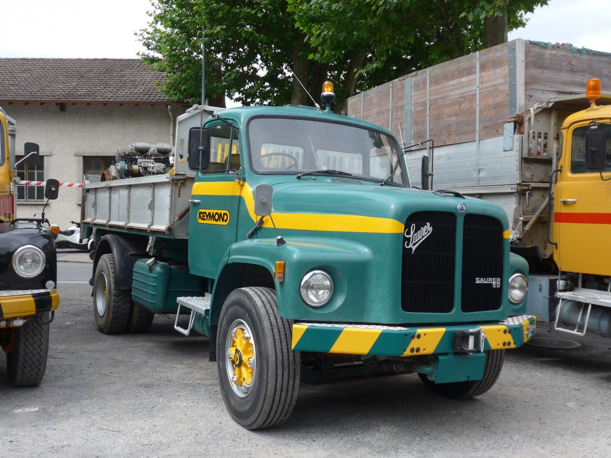 (162'282) - Reymond - Saurer am 20. Juni 2015 in Aigle, Saurertreffen