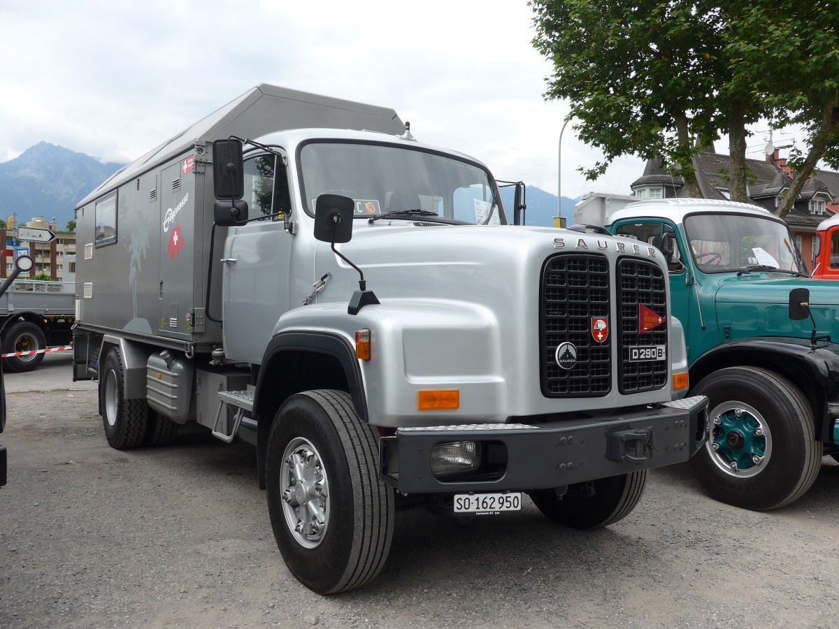 (162'287) - Saurer - SO 162'950 - am 20. Juni 2015 in Aigle, Saurertreffen