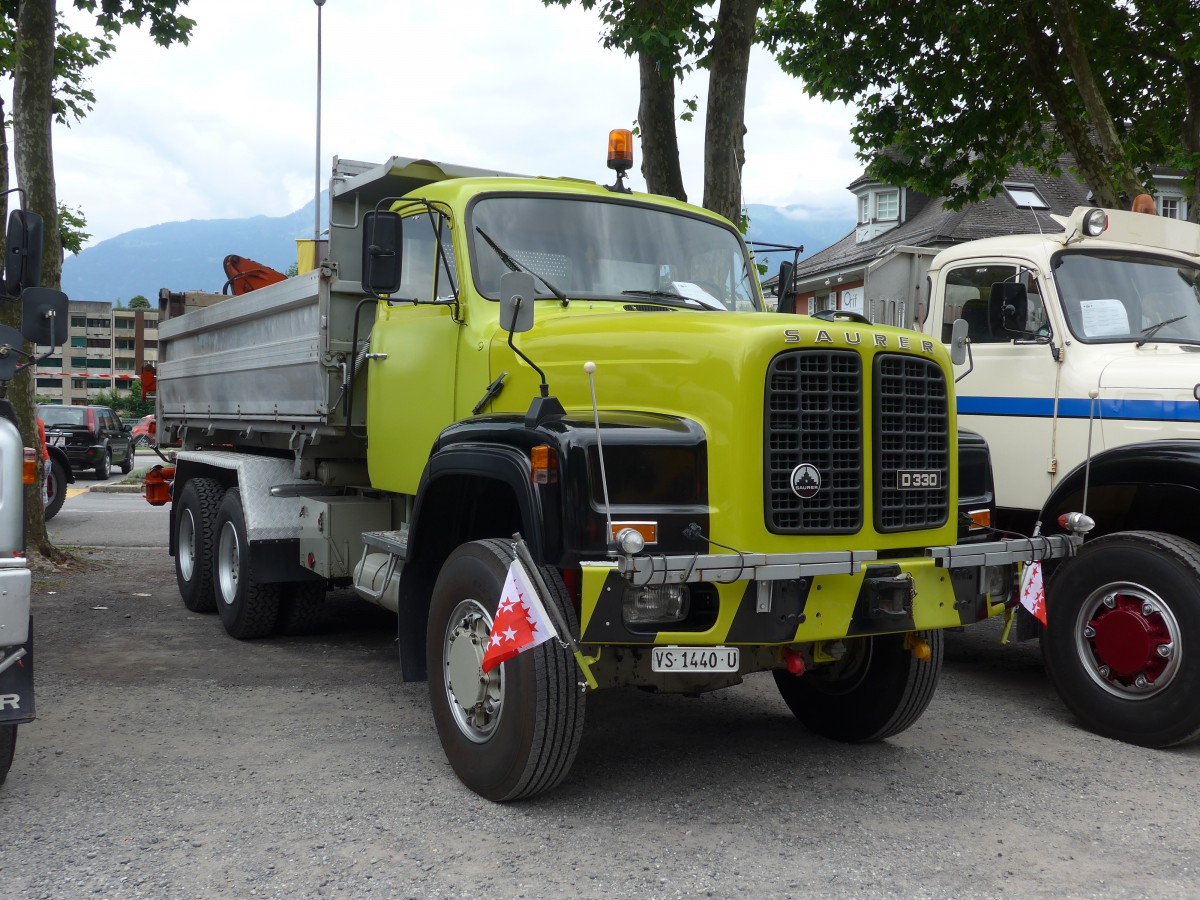 (162'295) - Saurer - VS 1440 U - am 20. Juni 2015 in Aigle, Saurertreffen