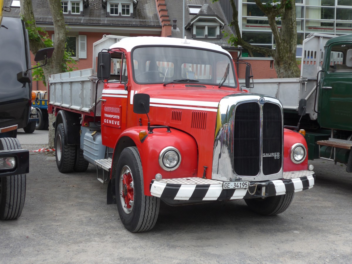 (162'299) - Gerber, Genve - GE 34'195 - Saurer am 20. Juni 2015 in Aigle, Saurertreffen
