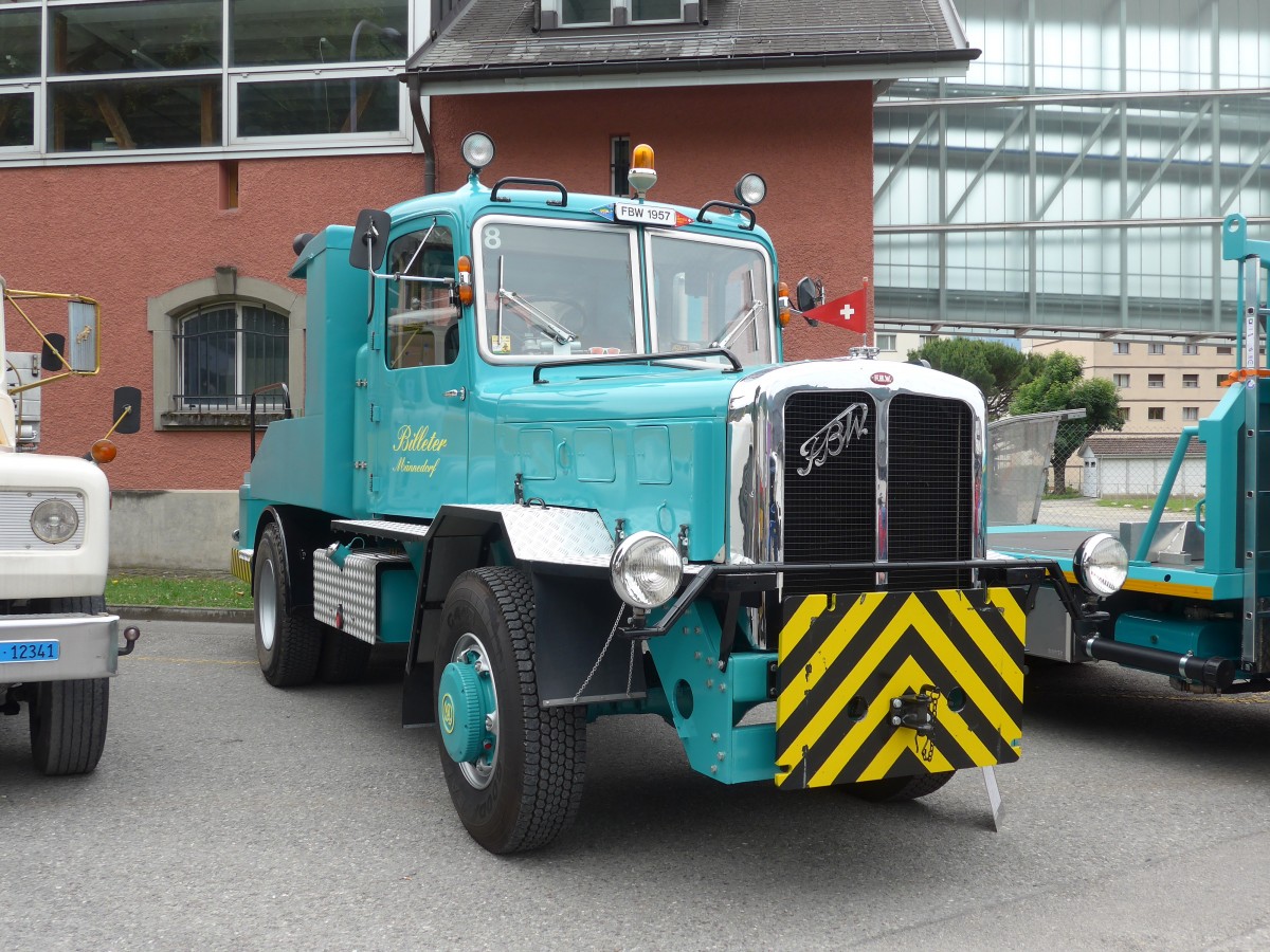 (162'306) - Billeter, Mnnedorf - Nr. 8 - FBW am 20. Juni 2015 in Aigle, Saurertreffen