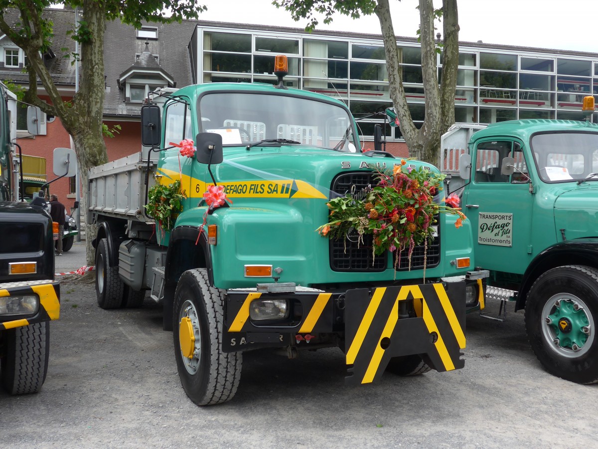 (162'307) - Dfago, Troistorrents - Nr. 6 - Saurer am 20. Juni 2015 in Aigle, Saurertreffen