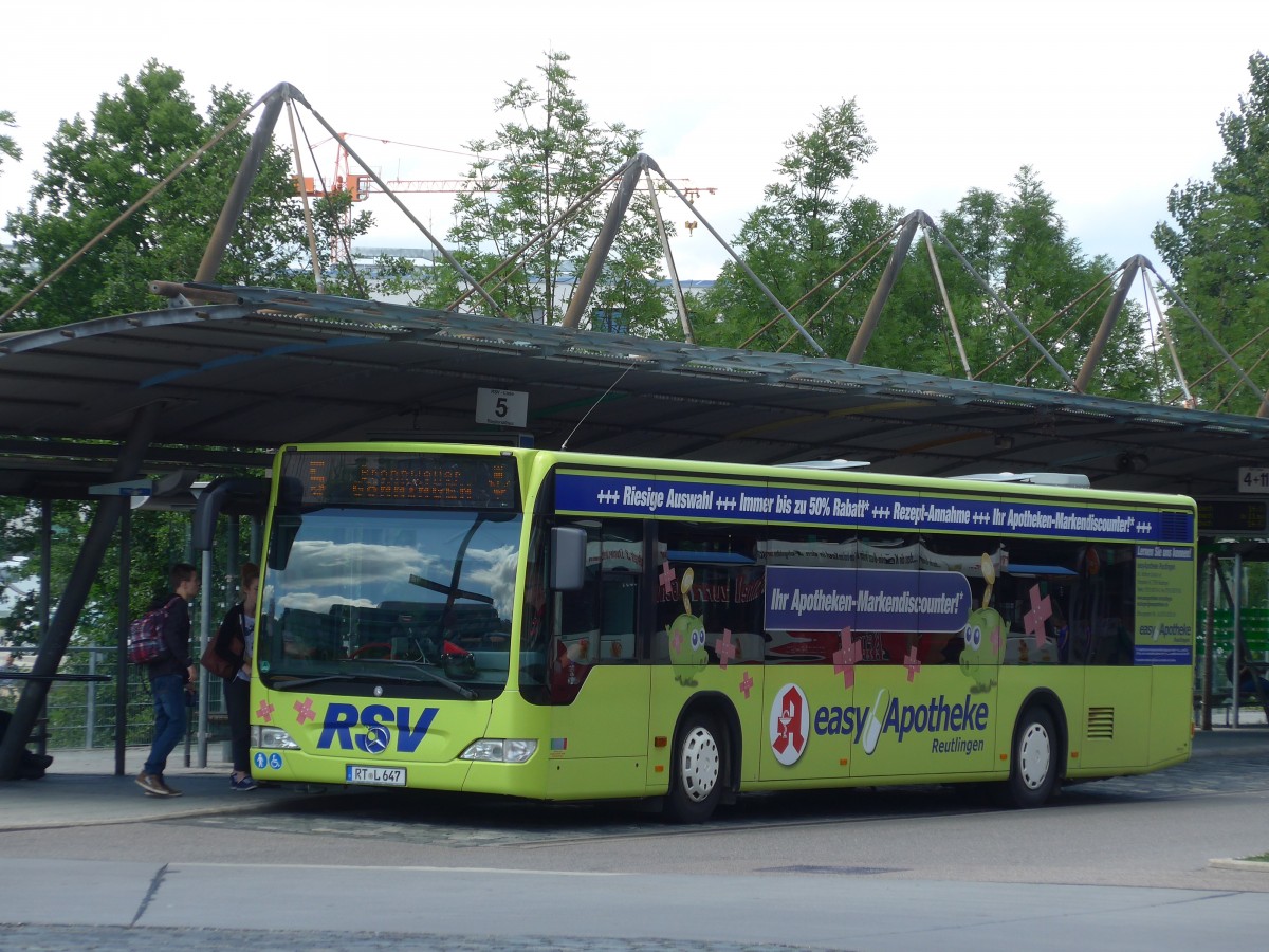 (162'500) - Lutz, Reutlingen - RT-L 647 - Mercedes am 24. Juni 2015 in Reutlingen, Stadtmitte