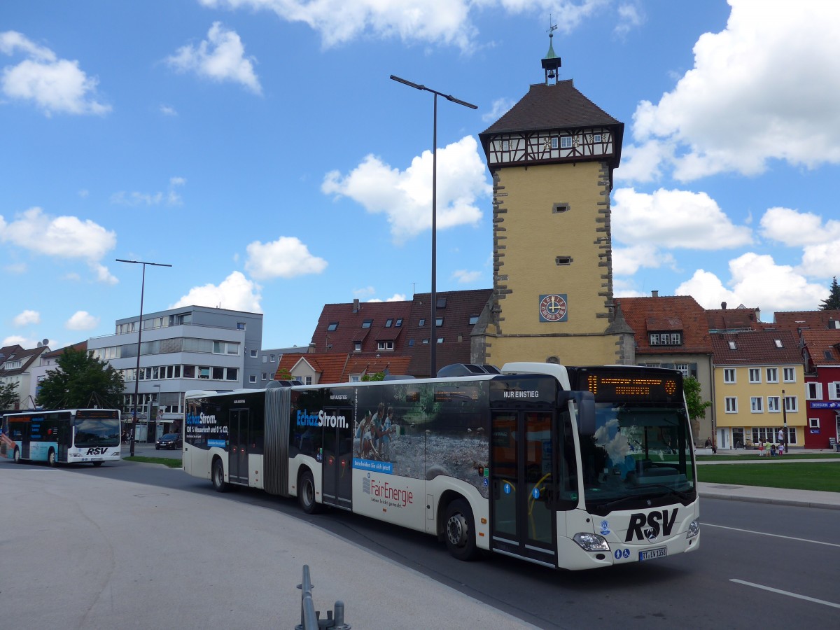 (162'514) - RSV Reutlingen - RT-EW 1058 - Mercedes am 24. Juni 2015 in Reutlingen, Stadtmitte