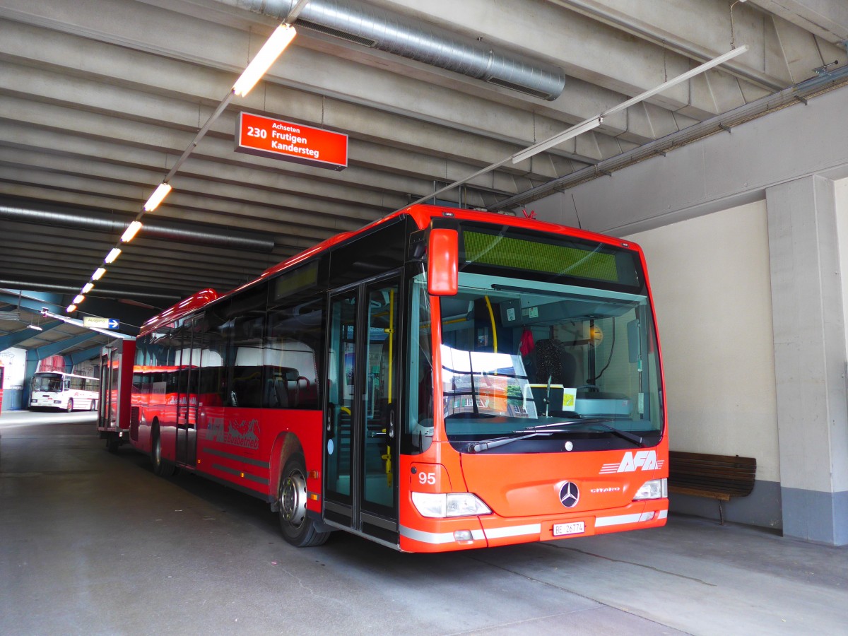 (163'140) - AFA Adelboden - Nr. 95/BE 26'774 - Mercedes am 26. Juli 2015 im Autobahnhof Adelboden