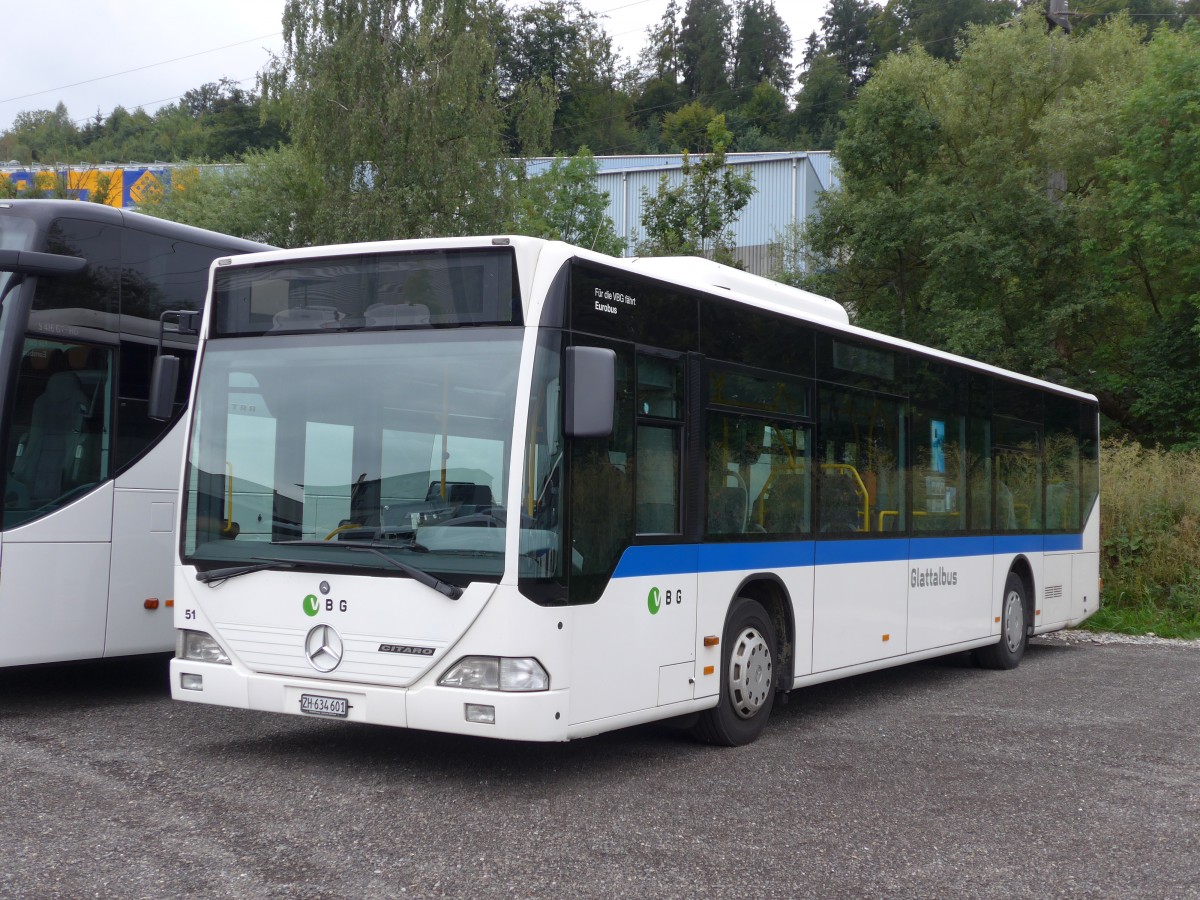 (163'344) - Welti-Furrer, Bassersdorf - Nr. 51/ZH 634'601 - Mercedes (ex Frhlich, Zrich Nr. 601) am 15. August 2015 in Kloten, EvoBus