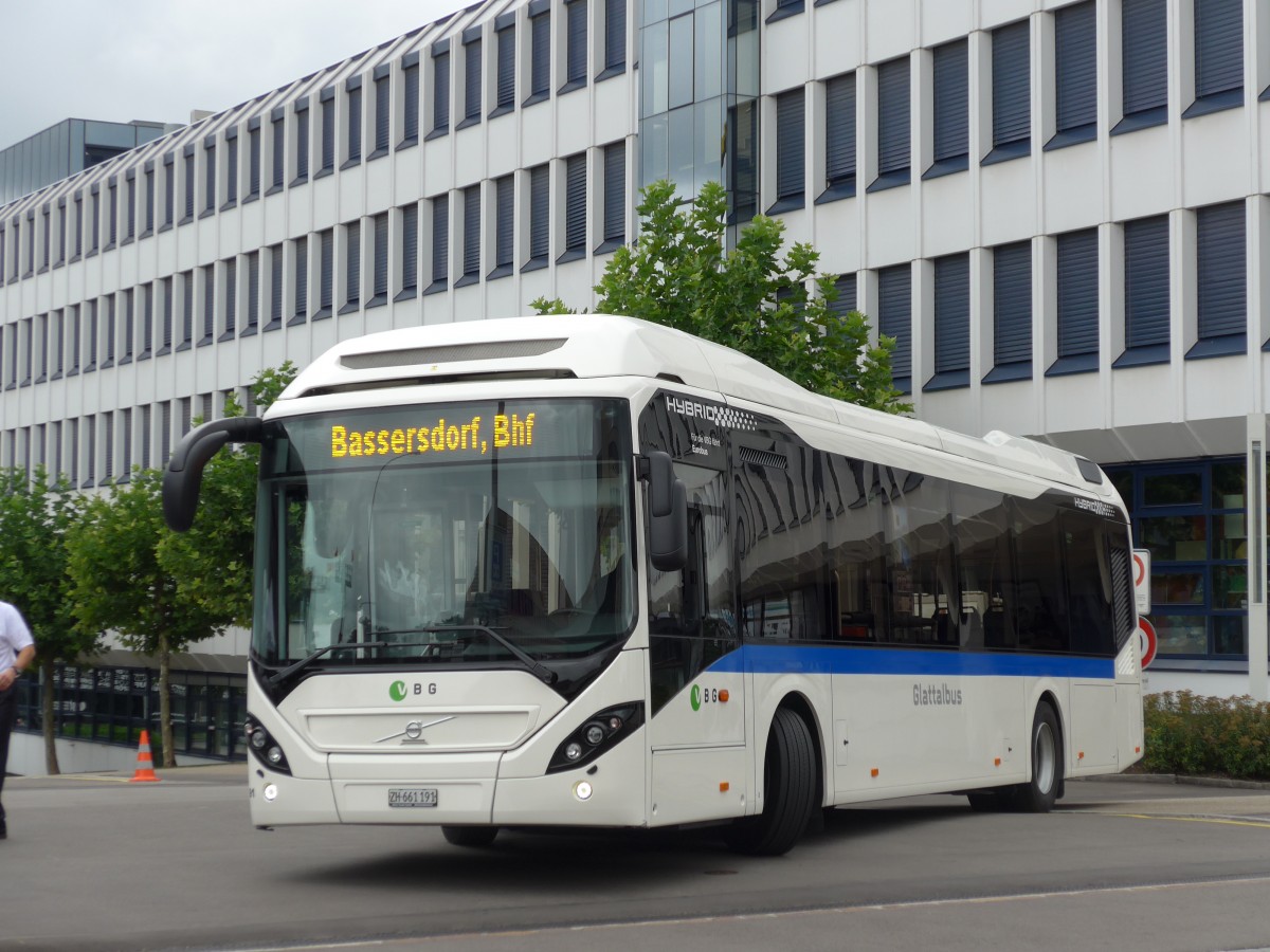 (163'366) - Welti-Furrer, Bassersdorf - Nr. 91/ZH 661'191 - Volvo am 15. August 2015 in Bassersdorf, Buszentrum Glattal