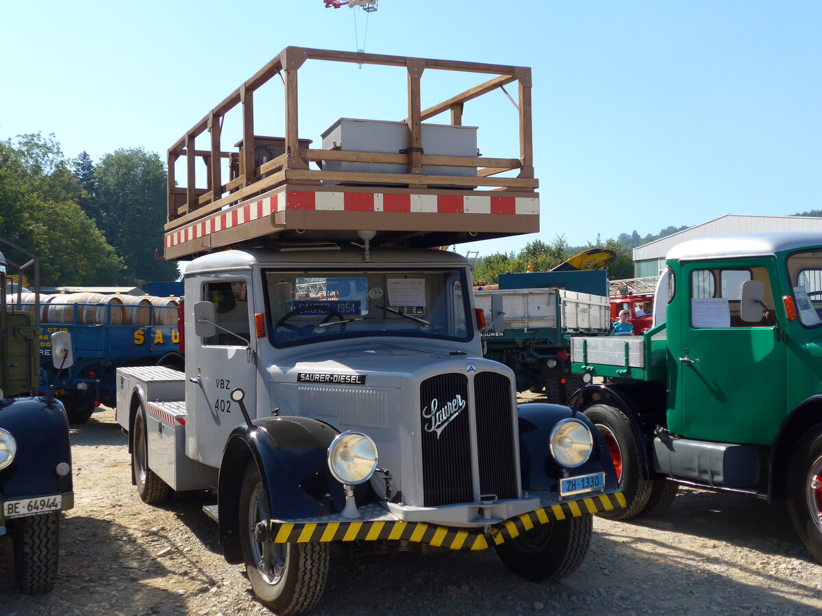 (163'955) - VBZ Zrich - Nr. 402/ZH 1330 - Saurer am 29. August 2015 in Oberkirch, CAMPUS Sursee