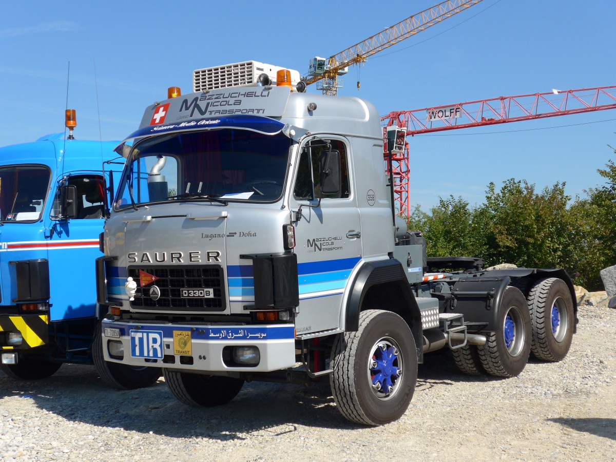 (163'994) - Mazzuchelli, Lugano - Nr. 358/TI 72'850 - Saurer am 29. August 2015 in Oberkirch, CAMPUS Sursee
