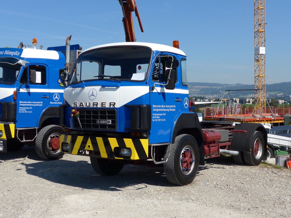 (163'999) - Mercedes-Benz, Bern - Saurer am 29. August 2015 in Oberkirch, CAMPUS Sursee