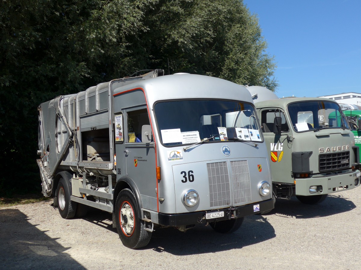 (164'021) - Stadt, Bern - Nr. 36/BE 4225 U - Saurer am 29. August 2015 in Oberkirch, CAMPUS Sursee