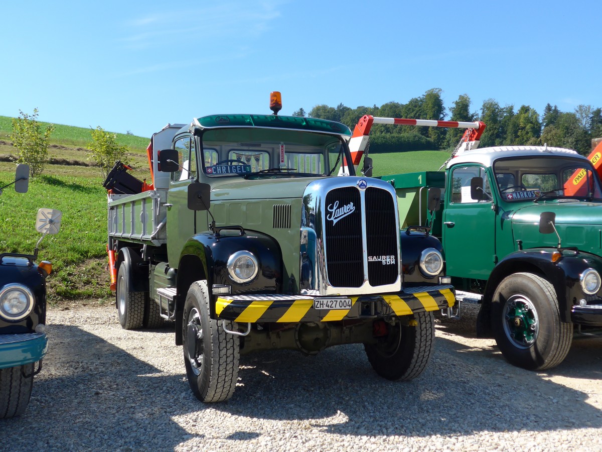 (164'040) - Saurer - ZH 427'004 - am 29. August 2015 in Oberkirch, CAMPUS Sursee