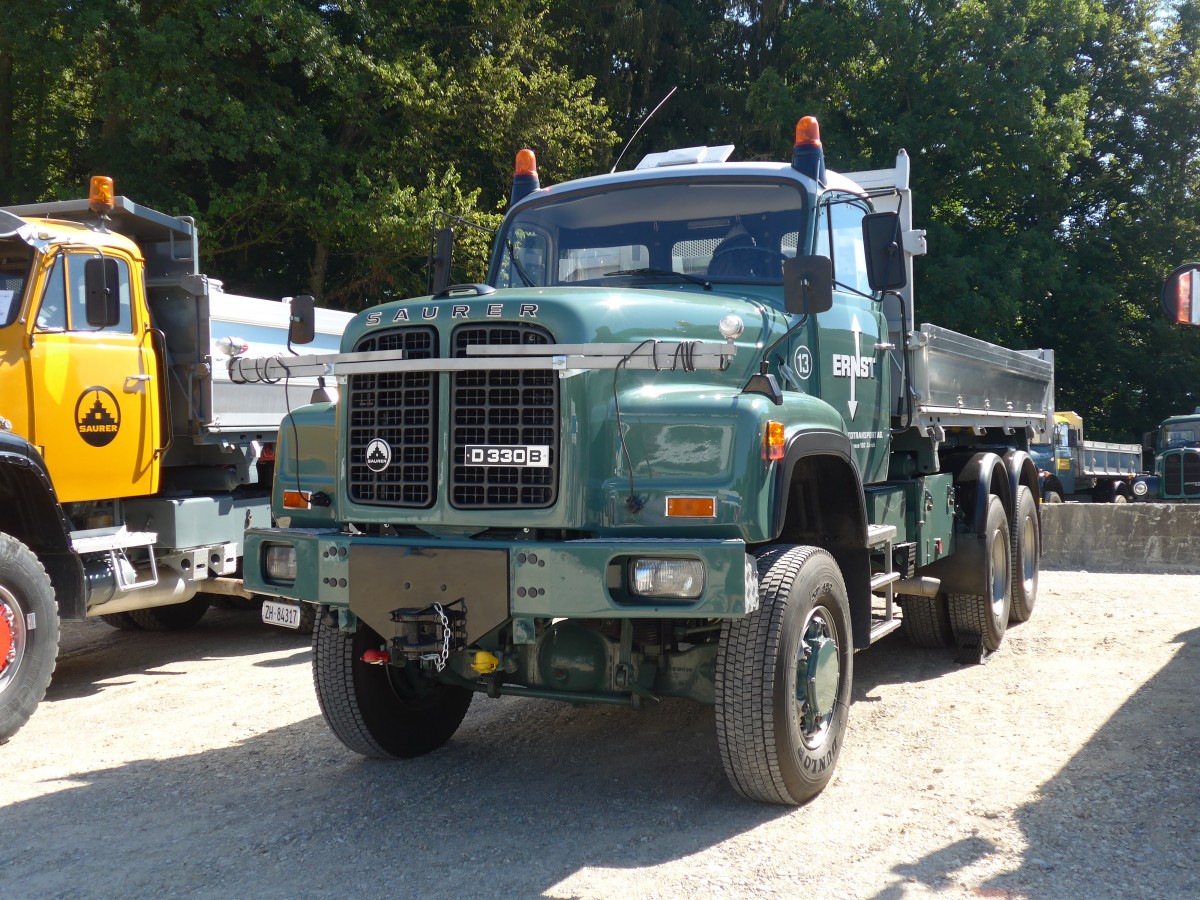 (164'048) - Ernst, Zrich - Nr. 13/ZH 84'317 - Saurer am 29. August 2015 in Oberkirch, CAMPUS Sursee
