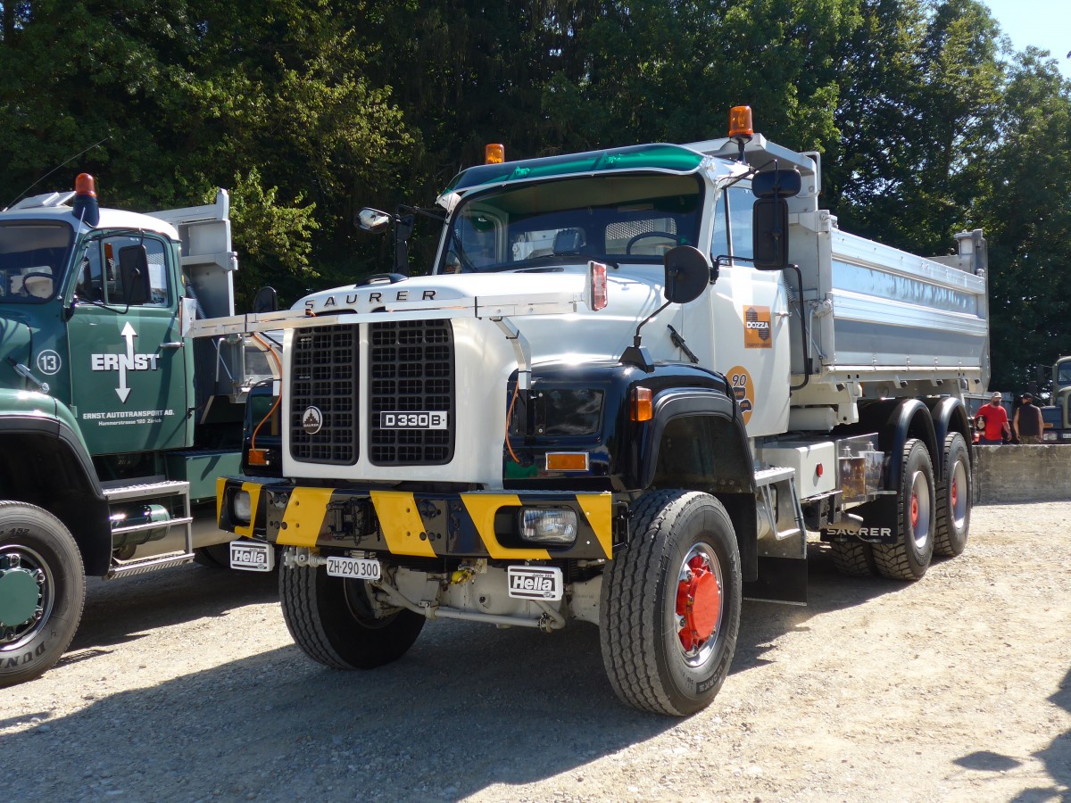 (164'049) - Dozza, Ksnacht - ZH 290'300 - Saurer am 29. August 2015 in Oberkirch, CAMPUS Sursee
