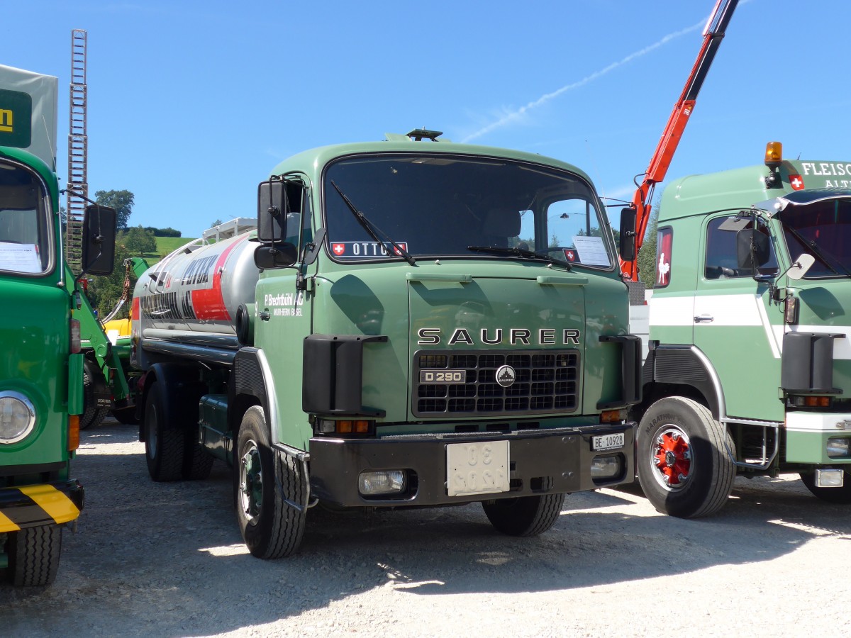 (164'081) - Brechtbhl, Muri - Nr. 9/BE 10'928 - Saurer am 29. August 2015 in Oberkirch, CAMPUS Sursee