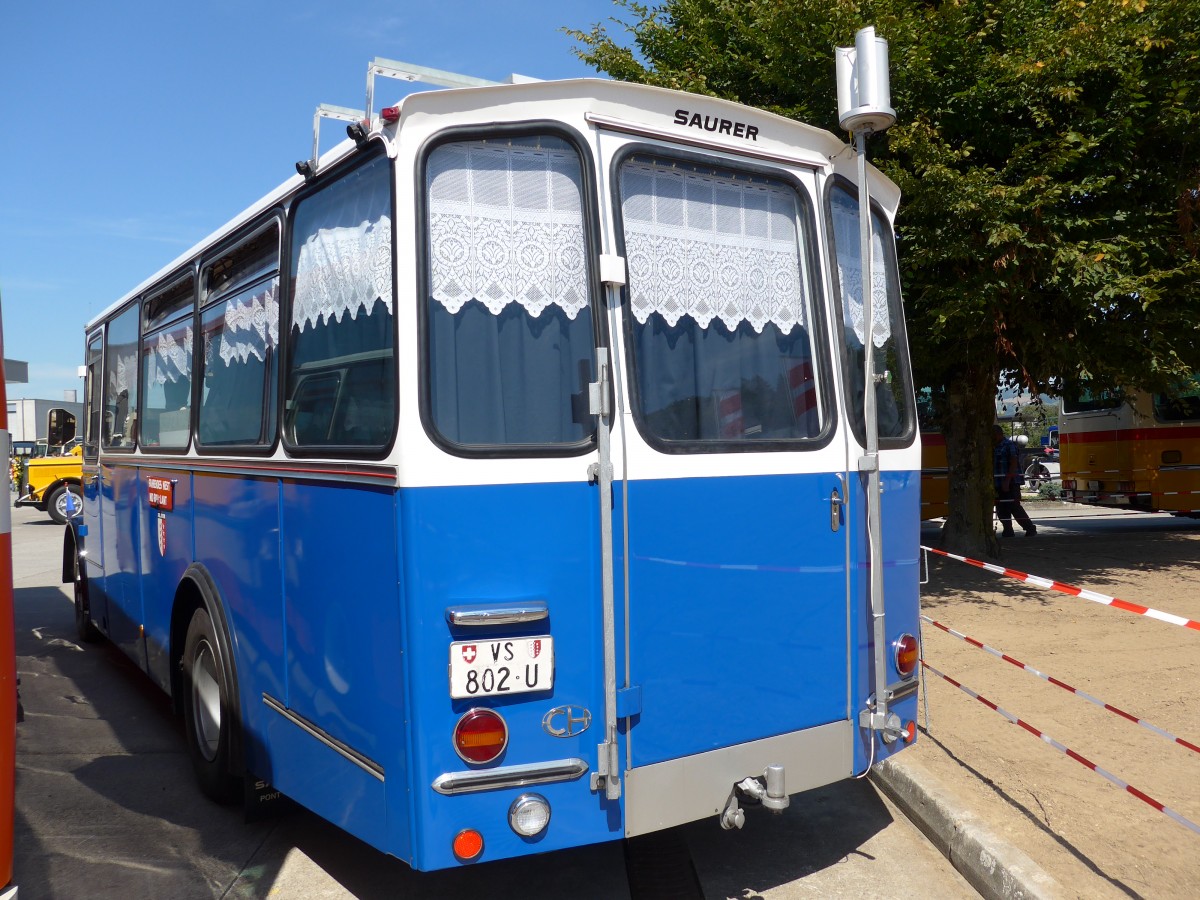 (164'166) - Suter, Savise - VS 802 U - Saurer/R&J (ex ATJ Vaulion; ex TPC Aigle; ex Bressoud, Torgon) am 29. August 2015 in Oberkirch, CAMPUS Sursee