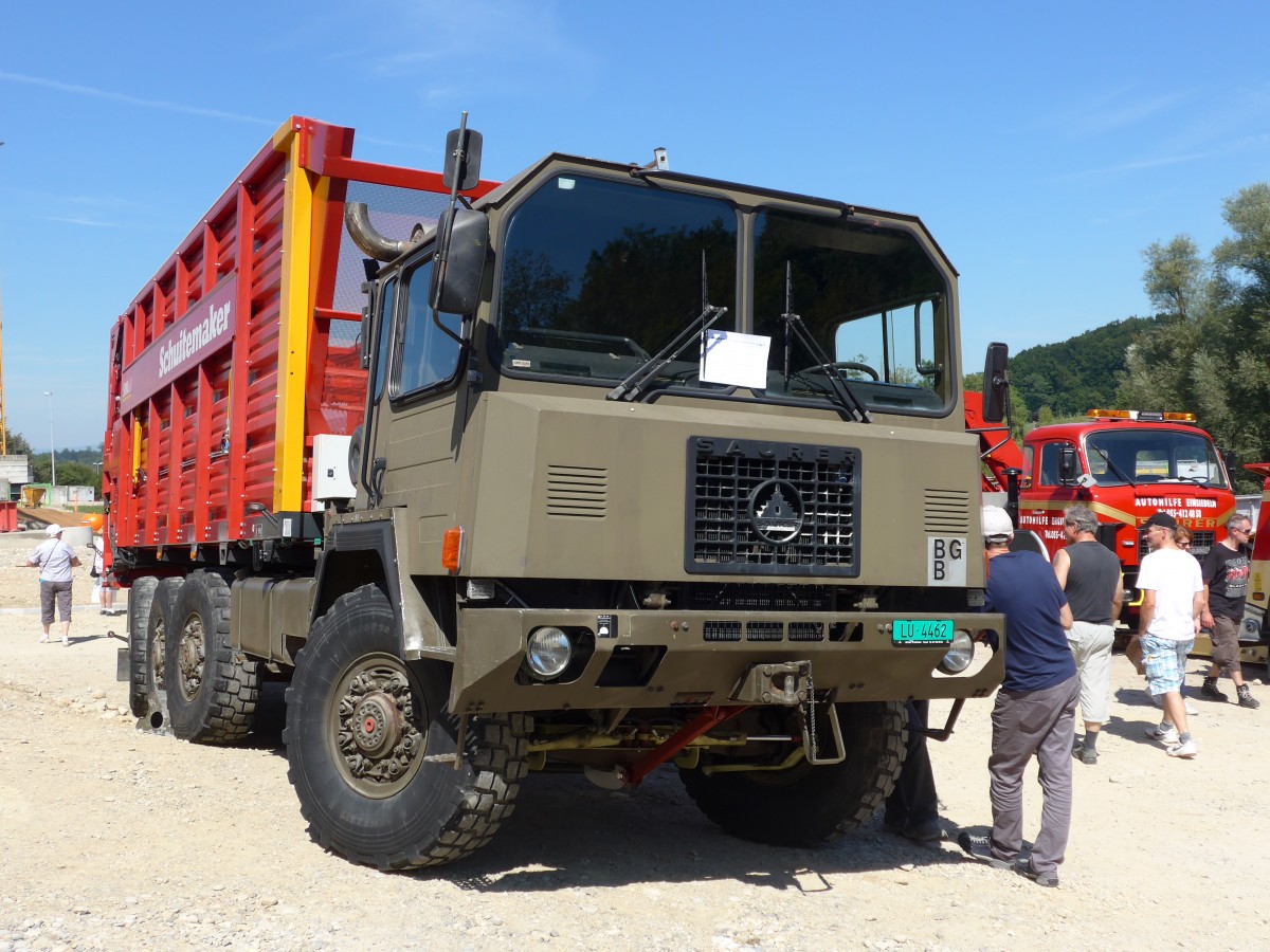 (164'178) - Saurer - LU 4462 - am 29. August 2015 in Oberkirch, CAMPUS Sursee