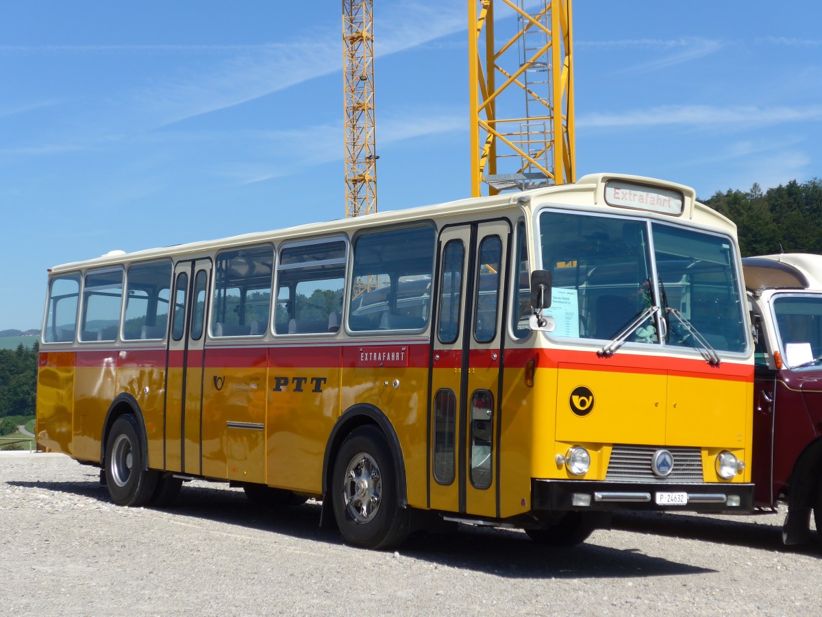 (164'194) - Zimmermann, Niederwangen -  P 24'632  - Saurer/Tscher (ex P 24'632) am 29. August 2015 in Oberkirch, CAMPUS Sursee