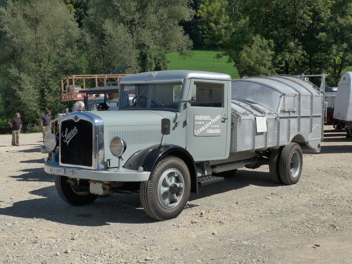 (164'204) - Lehmann Frres - AG 11'889 U - Saurer am 29. August 2015 in Oberkirch, CAMPUS Sursee