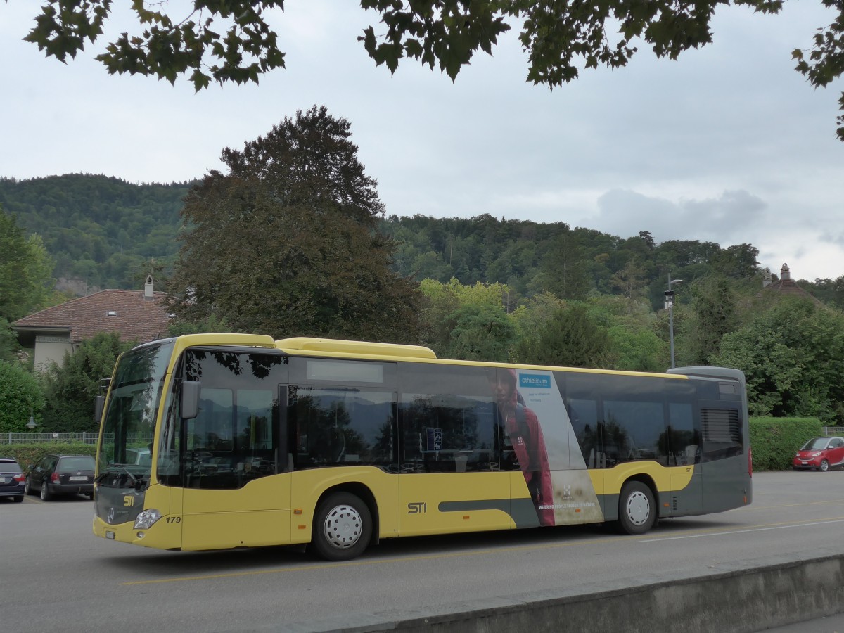 (164'374) - STI Thun - Nr. 179/BE 752'179 - Mercedes am 3. September 2015 bei der Schifflndte Thun