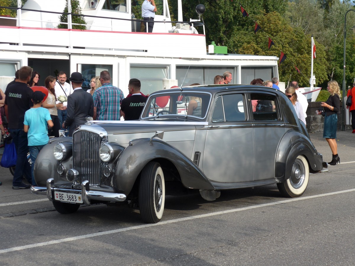 (164'601) - Bentley - BE 3683 - am 12. September 2015 bei der Schifflndte Thun