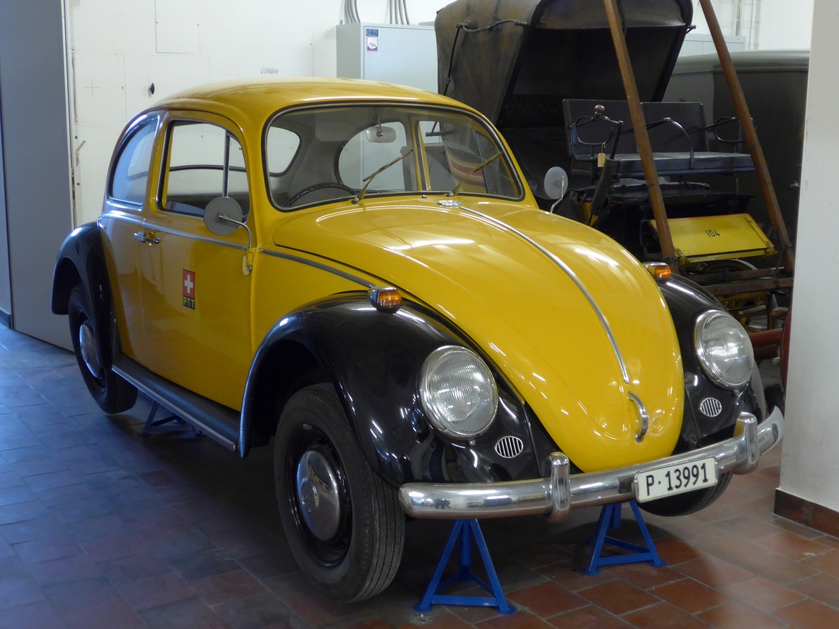 (164'649) - PTT-Regie - P 13'991 - VW-Kfer am 13. September 2015 in Mamishaus, Depot MfK