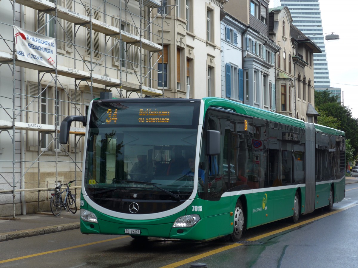 (164'715) - BVB Basel - Nr. 7015/BS 99'315 - Mercedes am 14. September 2015 in Basel, Wettsteinplatz