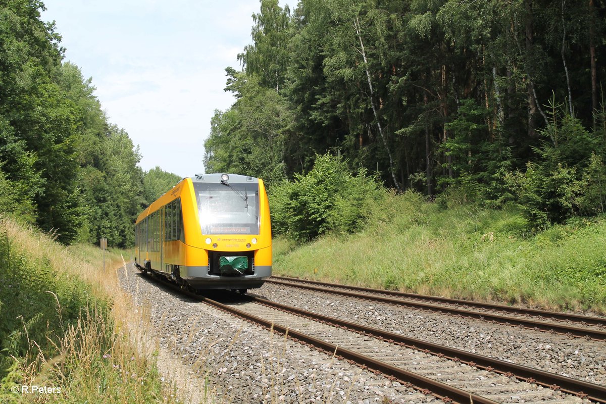 1648 708 als OPB 79731 Marktredwitz - Regensburg beim Posten 16 bei Wiesau. 09.07.16