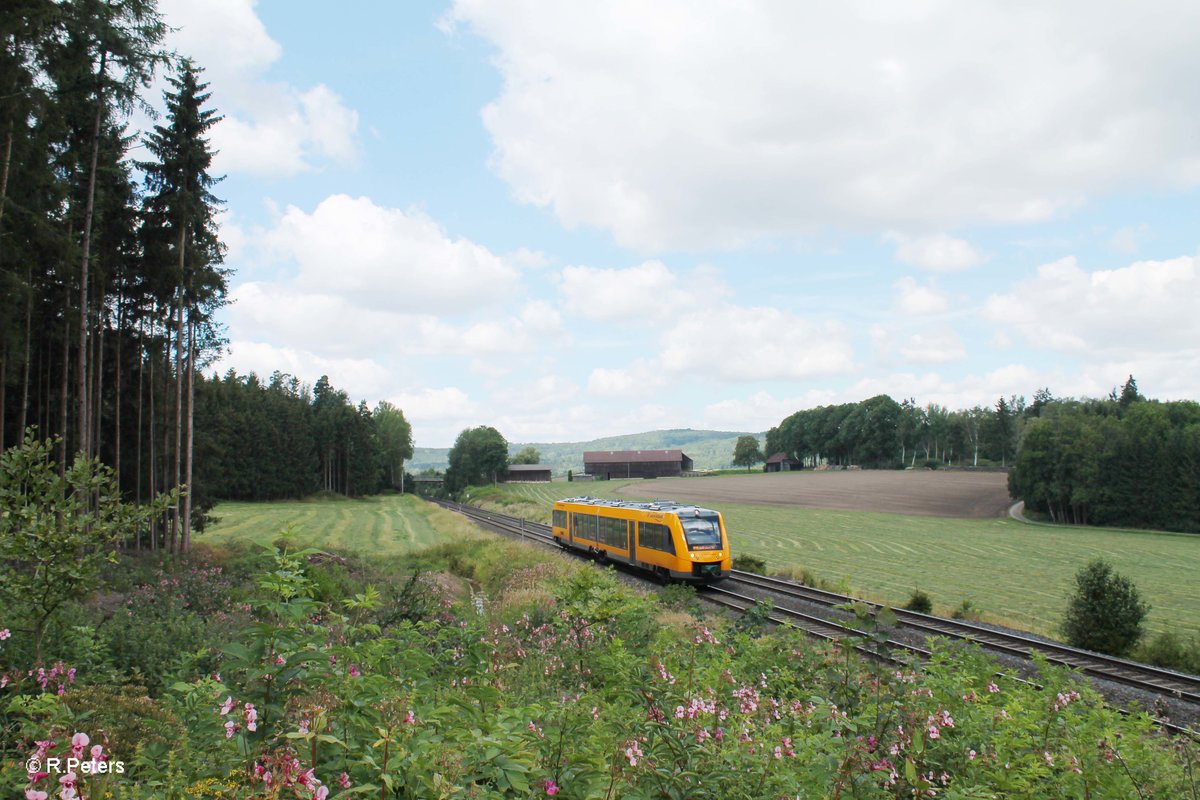 1648 711 als OPB 79727 Marktredwitz - Regensburg bei Pechbrunn. 07.08.16