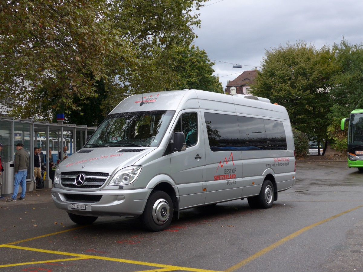 (164'939) - Best of Switzerland Tours, Adliswil - ZH 80'170 - Mercedes am 17. September 2015 in Zrich, Sihlquai