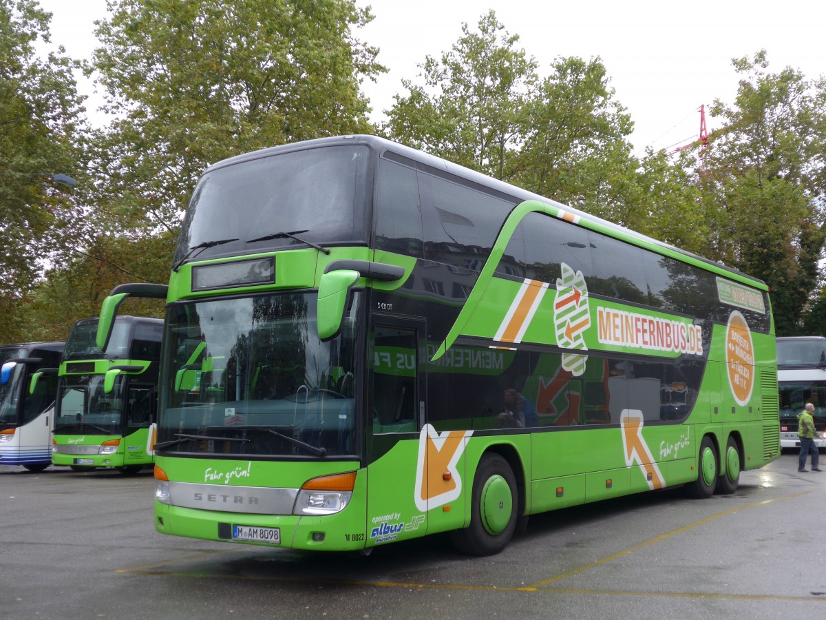 (164'941) - Aus Deutschland: Albus, Mnchen - Nr. M8022/M-AM 8098 - Setra am 17. September 2015 in Zrich, Sihlquai