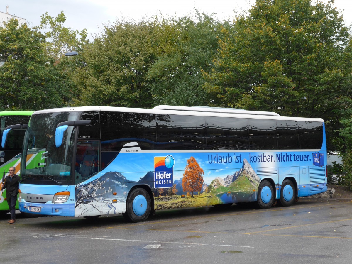 (164'945) - Aus Oesterreich: Hofer, Salzburg - Nr. L5510/S 506 RW - Setra am 17. September 2015 in Zrich, Sihlquai