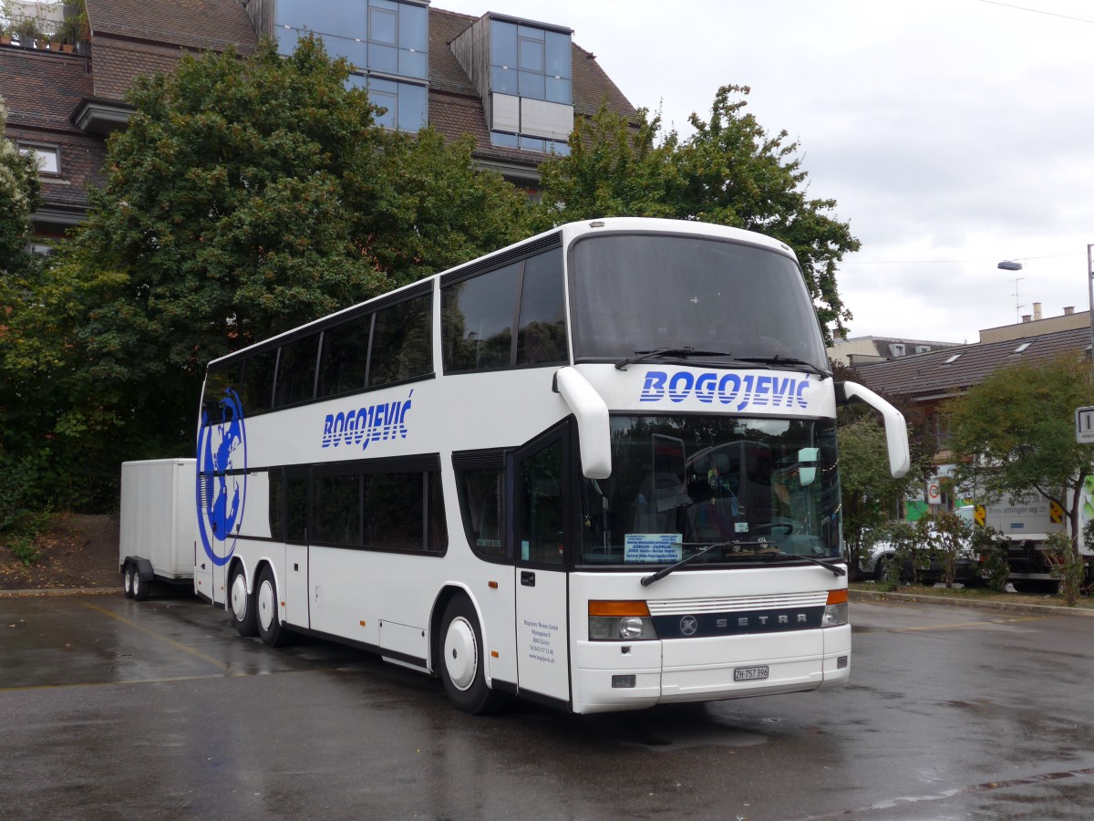 (164'948) - Bogojevic, Zrich - ZH 757'396 - Setra am 17. September 2015 in Zrich, Sihlquai