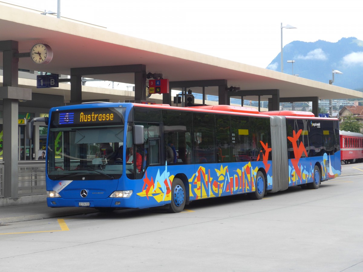 (165'210) - SBC Chur - Nr. 98/GR 156'998 - Mercedes am 19. September 2015 beim Bahnhof Chur