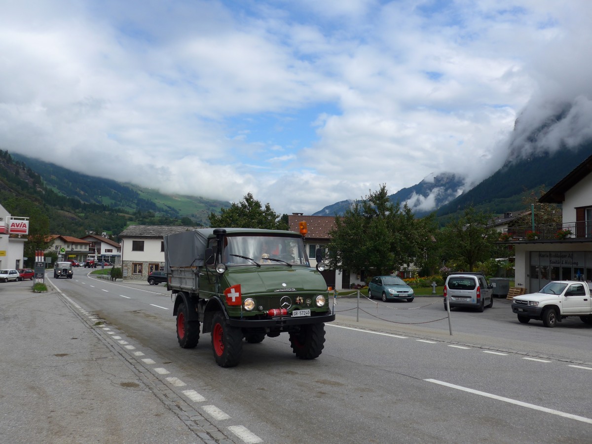 (165'357) - Mercedes - GR 57'240 - am 19. September 2015 in Andeer, Tgavugl