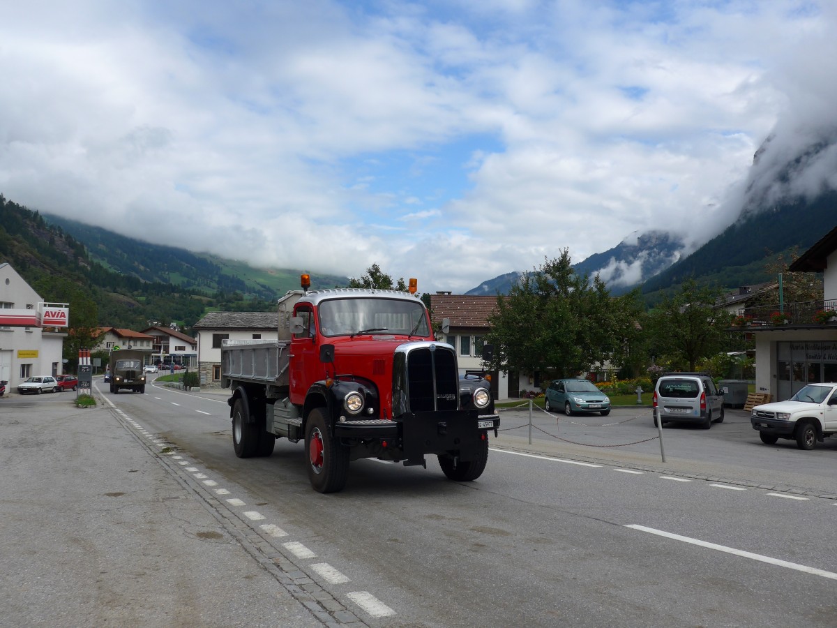 (165'359) - Regg, Rti - SG 45'977 - Saurer am 19. September 2015 in Andeer, Tgavugl