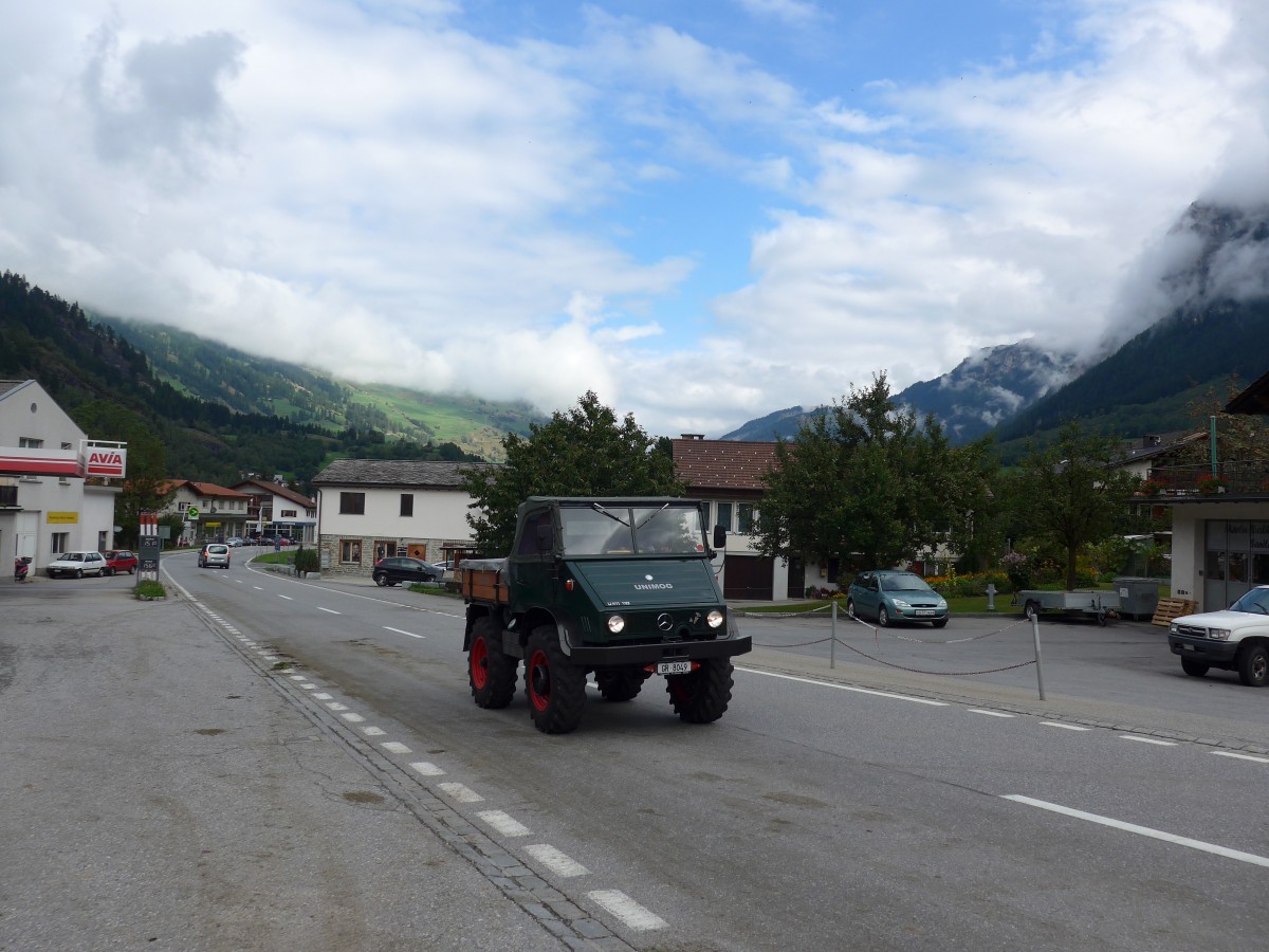 (165'362) - Mercedes - GR 8049 - am 19. September 2015 in Andeer, Tgavugl
