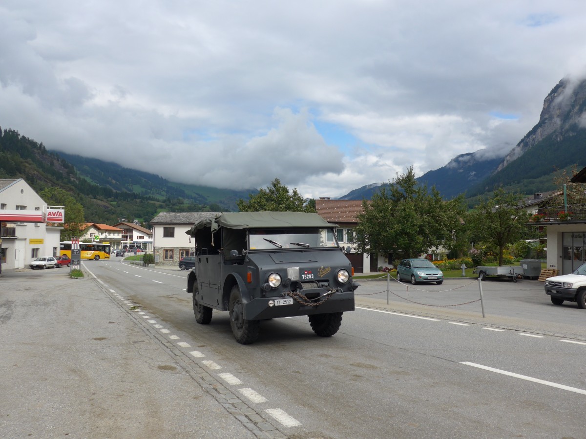 (165'399) - Saurer - TI 2512 - am 19. September 2015 in Andeer, Tgavugl