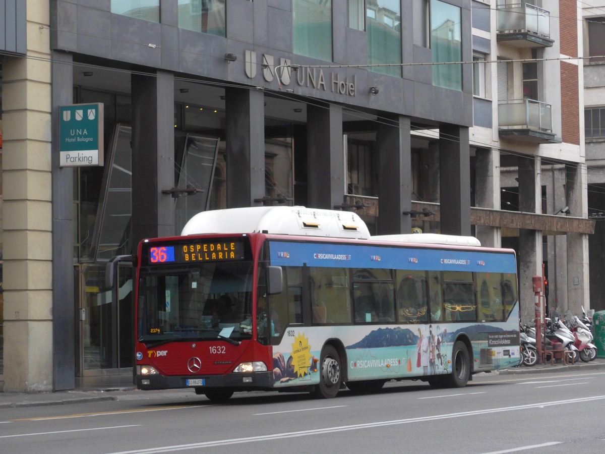 (165'558) - TPER Bologna - Nr. 1632/DJ-884 FD - Mercedes am 23. September 2015 beim Bahnhof Bologna Centrale