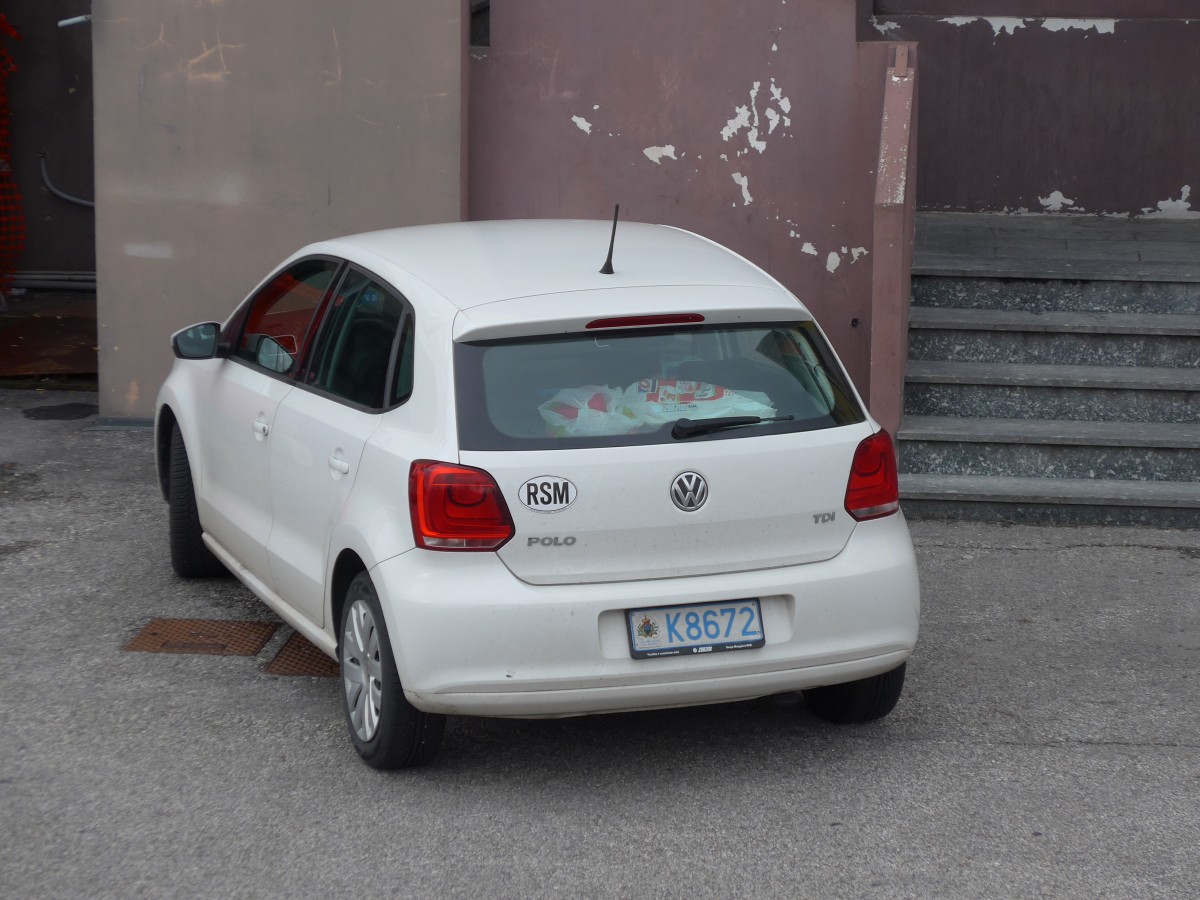 (165'603) - Volkswagen - K8672 - am 24. September 2015 in Borgo Maggiore