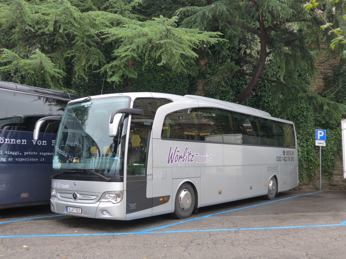 (165'747) - Aus Deutschland: Wrlitz, Berlin - B-WT 923 - Mercedes am 25. September 2015 in San Marino