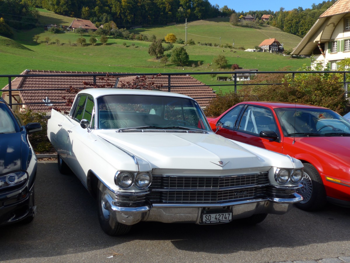 (166'047) - Cadillac - SO 42'747 - am 4. Oktober 2015 in Heimiswil, Lwen