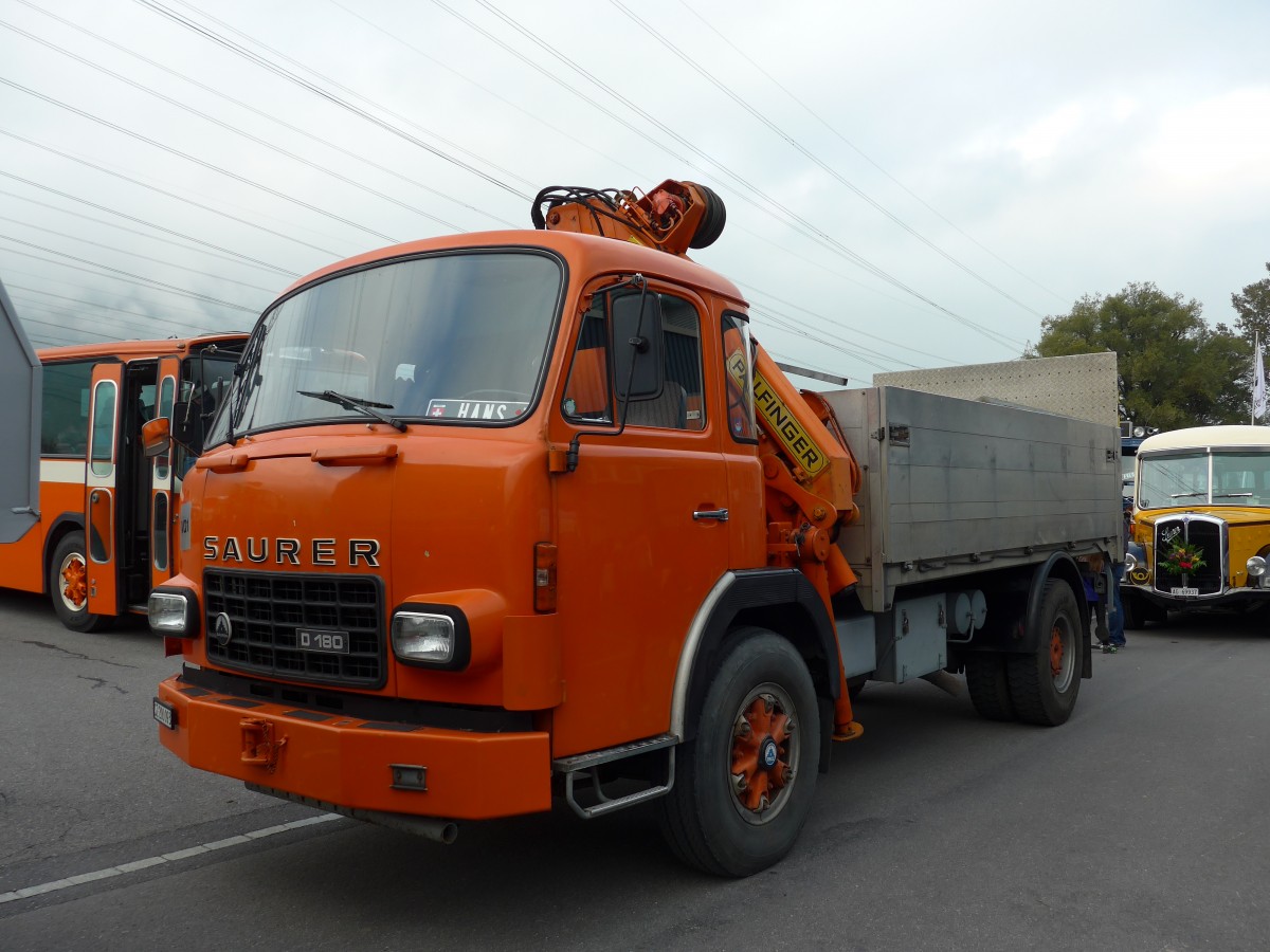 (166'115) - Saurer - SZ 200'093 - am 10. Oktober 2015 in Schnis, Bicoareal