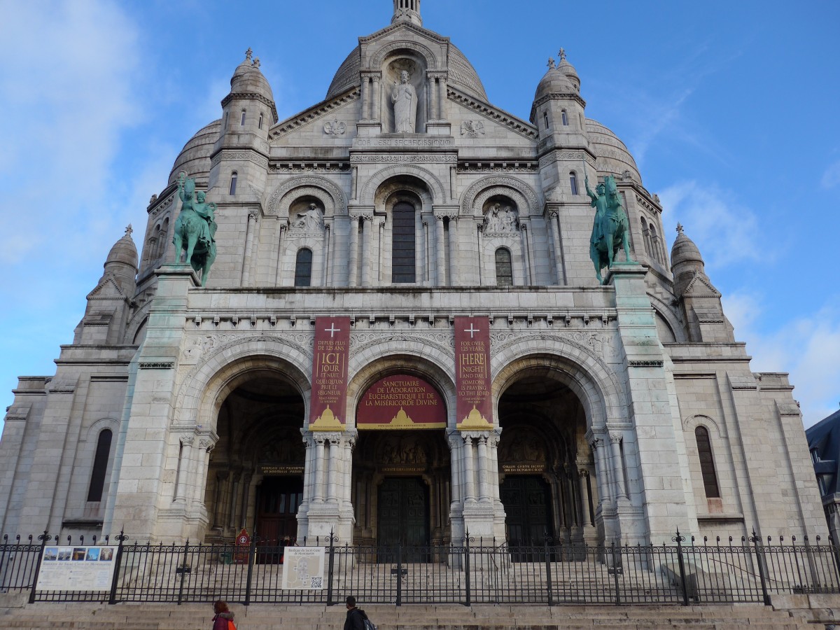 (167'074) - Die Kirche Sacr Coeur de Montmartre am 17. November 2015 in Paris