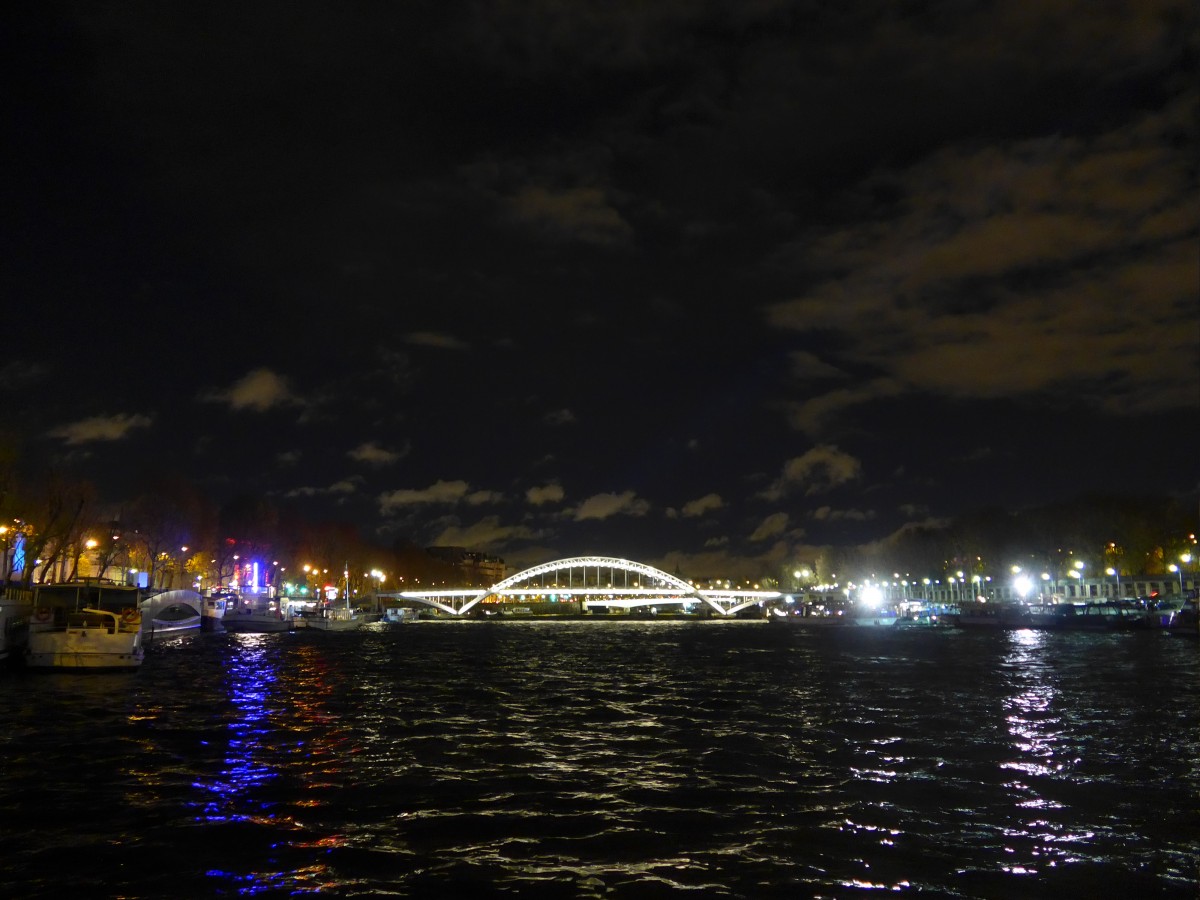 (167'318) - Die Seine am 17. November 2015 in Paris bei Nacht