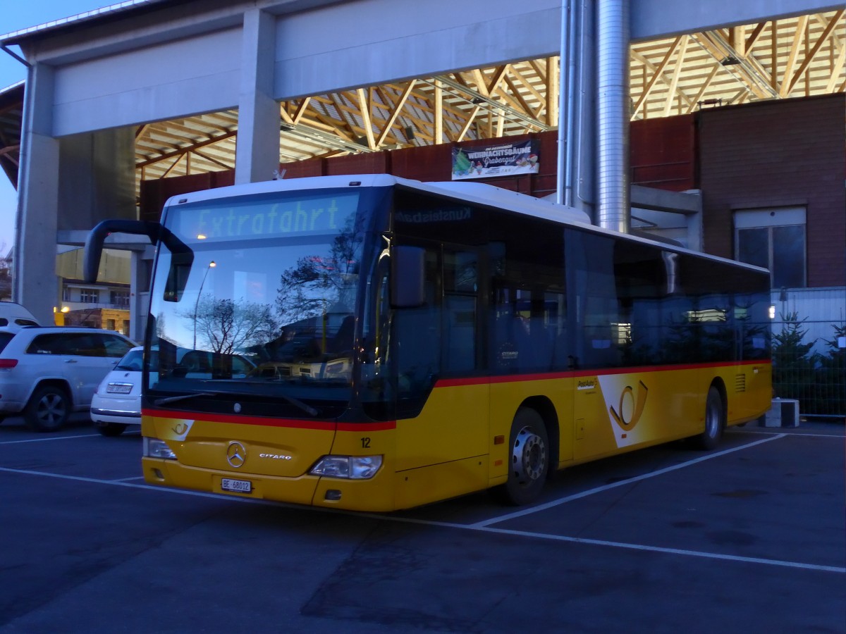 (167'734) - Steiner, Ortschwaben - Nr. 12/BE 68'012 - Mercedes am 12. Dezember 2015 in Thun, Grabengut