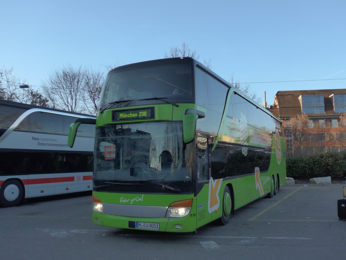 (168'032) - Aus Deutschland: Albus, Mnchen - Nr. M8051/M-EU 8051 - Setra am 26. Dezember 2015 in Zrich, Sihlquai