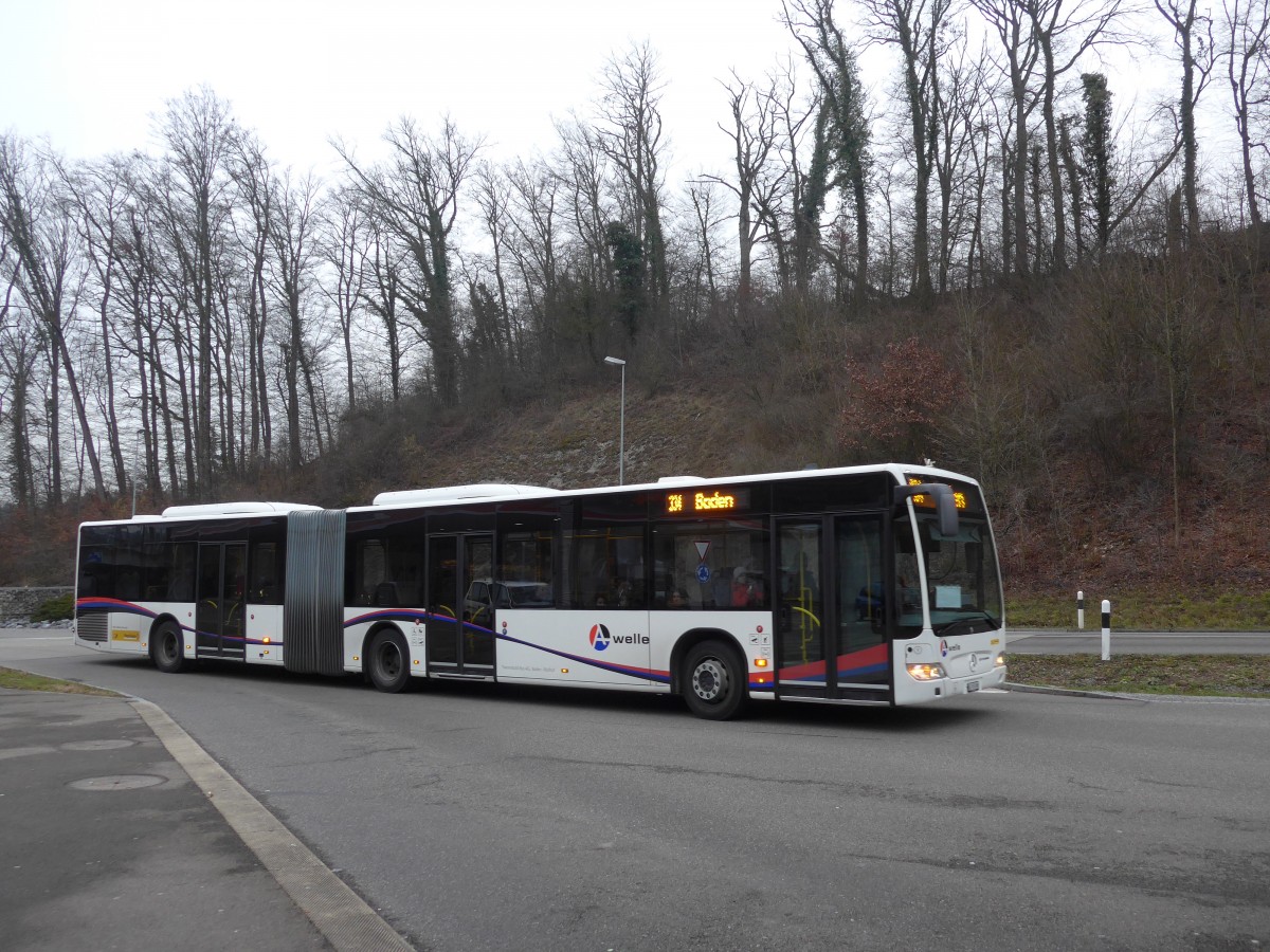 (168'146) - Twerenbold, Baden - Nr. 11/AG 393'088 - Mercedes am 30. Dezember 2015 beim Bahnhof Mellingen-Heitersberg