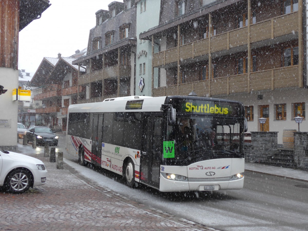 (168'431) - ARAG Ruswil - Nr. 7/LU 15'034 - Solaris am 10. Januar 2016 beim Autobahnhof Adelboden